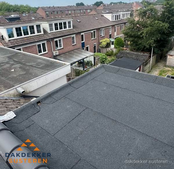 Dakinspectie plat dak aanbouw in Susteren Dakinspectie plat dak aanbouw in Susteren